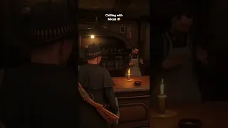 DRINKING WITH MICAH IN RDR2 ONLINE (HILARIOUS) 😂😂😂 #shorts #rdr2