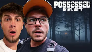 POSSESSED BY EVIL ENTITY AT HAUNTED CABIN IN THE WOODS | SCARY DEMONIC ENCOUNTER