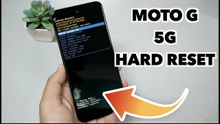 Moto G 5G 2022 Hard Reset Removing PIN, Password, Fingerprint pattern for Simple mobile