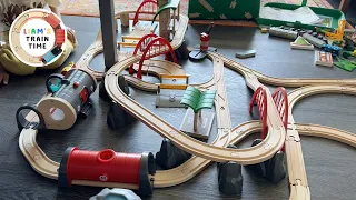 Extending Brio World 33052 Deluxe Railway Set | Wooden Train Tracks for Kids | Brio Train (Part 1)