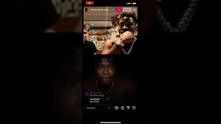 Enphamus goes off with a crazy freestyle on Hotboii ig live #trending #rap #music #hiphop #shorts