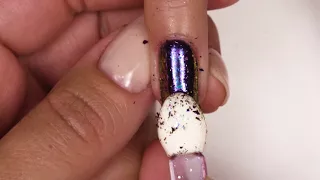 Gellux Multi-Chrome Rainbow Effects Nail Art Tutorial