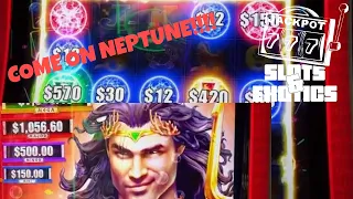 Neptune Power Link Slot Machine - Hold & Spin Bonus - Max Bet High Limit #lasvegas #casino #slots