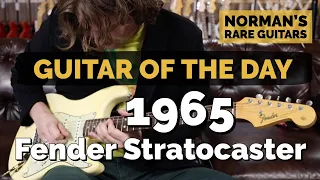 Guitar of the Day: 1965 Fender Stratocaster Olympic White | Norman's Rare Guitars