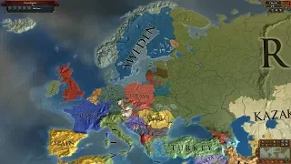 Europa Universalis 4 AI Timelapse - The Latest of the Longest + CCC Mods 2019-3019