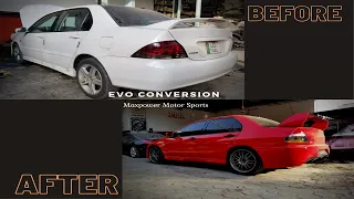 || Mitsubishi Lancer Converted To Mitsubishi Evo7 ||