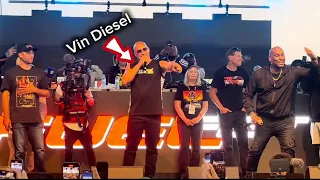 Vin Diesel SHOCKS Tyrese and Cody Walker at Fuel Fest Los Angeles 2024!