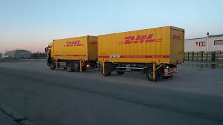 BDF conecting by Mercedes DHL containers