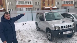 Suzuki jimny 1999г. в стоке 0.7 турбо. Небольшой тест драйв,первый выезд. Посмотрим что может.