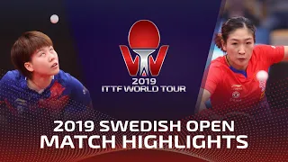 Chen Xingtong vs Liu Shiwen | 2019 ITTF Swedish Open Highlights (R16)