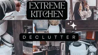 WHOLE KITCHEN EXTREME CLEAN & DECLUTTER WITH ME!