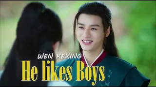 WEN KEXING •• he only likes one boy - his ah Xu!