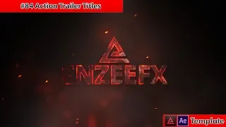Free After Effects Intro Template #84 : Action Trailer Titles for After Effects