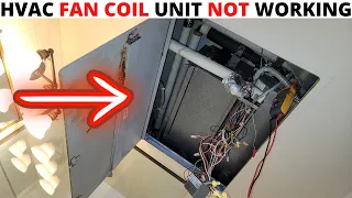 HVAC Service Call: Fan Coil Unit Not Cooling Or Heating (FCU Fan Coil Troubleshooting) No Heat/Cool