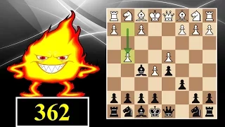 Blitz Chess #362: Caro-Kann Advance, Bayonet Attack