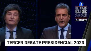 Tercer Debate Presidencial: BALLOTTAGE SERGIO MASSA - JAVIER MILEI | Emisión completa (12/11/2023)