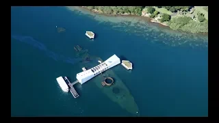 Viaje a Hawái - episodio 6 Pearl Harbor Memorial barco Arizona