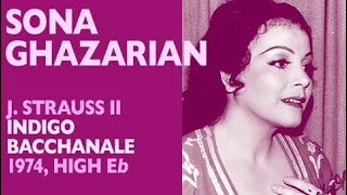 Sona Ghazarian - J. Strauss II: INDIGO UND DIE 40 RAÜBER, Bacchanale waltz, 1974 High E-flat