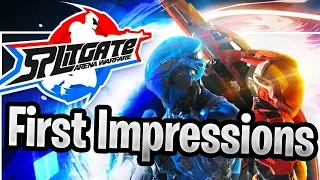 Splitgate Arena Warfare (Halo + Portal Game) First Impressions On Alpha Gameplay (F2P FPS 2019)
