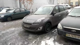 Заводим зимой Renault Grand Scenic 1,5dci (-14)