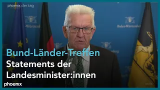 Pressekonferenzen zu den Ergebnissen der Bund-Länder Gespräche am 30.11.21