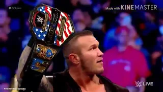 Randy Orton's 1st Entrance as U S  Champion   SmackDown  March 13  2018 HD