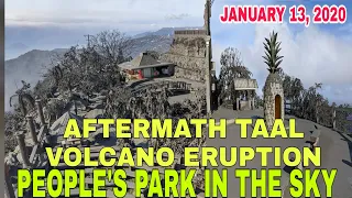 PEOPLE'S PARK IN THE SKY TAGAYTAY CITY | AFTERMATH OF TAAL VOLCANIC ERUPTION | JANUARY 13, 2020