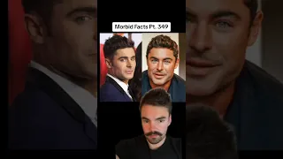 The DARK truth about Zac Efron’s new jaw… #morbidfacts #shorts