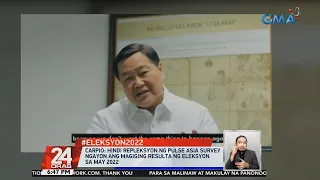 1Sambayan nominees for Eleksyon 2022 still ‘fluid’ —Carpio | 24 Oras