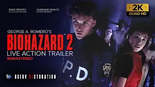 RESIDENT EVIL 2 : Live Action Trailer 1998 REMASTERED | George A. Romero | BServ Restoration