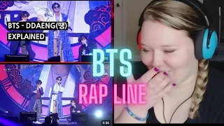 FIRST Reaction to BTS - DDAENG EXPLAINED BY A KOREAN & RAP LINE VERIZON 🔥👏😁😍