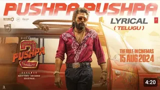 PUSHPA PUSHPA (Lyrical)-pushpa 2 The Rule | Allu Arjun |Sukumar |Rashmika |Mika.Nakash#youtube #vira