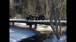 ACTB "Winter Carnival" ATV Rally: -25* Groomed Trails, Getting Stuck & a Pro Tip !