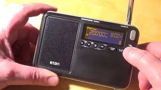 Review of Eton Traveller III Grundig Edition AM LW FM Shortwave portable radio