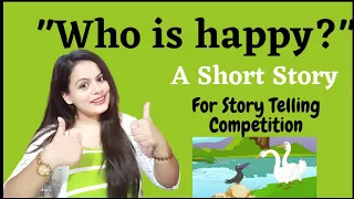 English Moral story telling competition | First prize winning English moral story telling