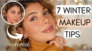 7 Winter Everyday Makeup Tips | Daily Minimal Makeup | Hajar Beauty