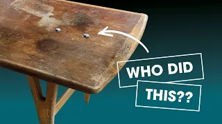 The Frankenstein table – Restoring a messed up coffee table | Furniture Restoration