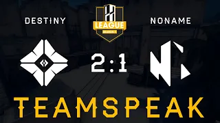 ТИМСПИК TEAM DESTINY vs NONAME - ПОЛУФИНАЛ HAIPES League Season 7 на РЕШАЮЩЕЙ карте!