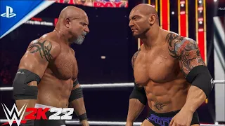 WWE 2K22 - Batista VS Goldberg