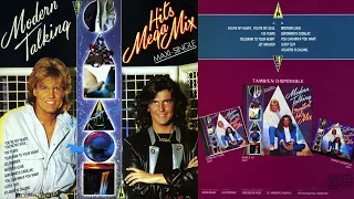 MODERN TALKING 🔺 "HITS MEGAMIX" 12'' MAXI SINGLE 1988 Eurodisco Eurobeat Hi-NRG Euro Pop Disco '80s