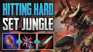 I THOUGHT THEY NERFED DAMAGE? Set Jungle Gameplay (SMITE PTS Conquest)