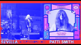 PATTI SMITH (Fragmentos del concierto)  Sevilla 2022