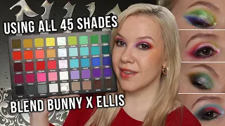 Blend Bunny X Ellis Atlantis | Swatches, 5 looks using ALL shades!