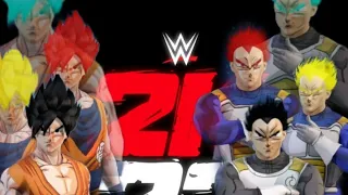 Best of Three Series Goku vs Vegeta!  [WWE 2K22]