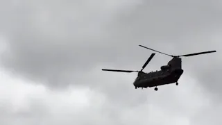 RAF 100 Years Chinook helicopters