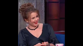 Helena Bonham Carter Laughing ♡ OMG She's too adorable !!!