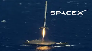 Space X landing Falcon - 9 TURKSAT 5A (First Landing Of 2021)| #SpaceX | Videos Of Space