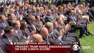 Pres. Trump announces U.S. exit from Paris climate agreement