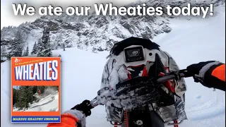 Best snowmobiling in the PNW! We ate our Wheaties today!