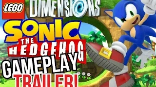 LEGO Dimensions: Sonic The Hedgehog (GAMEPLAY TRAILER!)